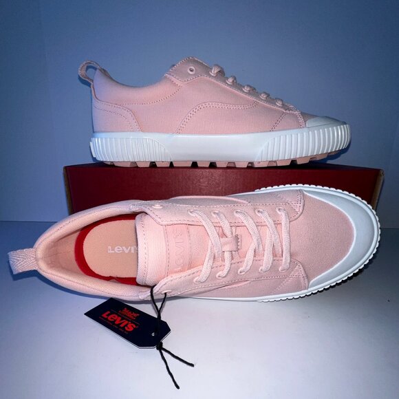 Levi's Sneakers Emma Rose, Pink Canvas, Size 9M New! - Picture 6 of 16